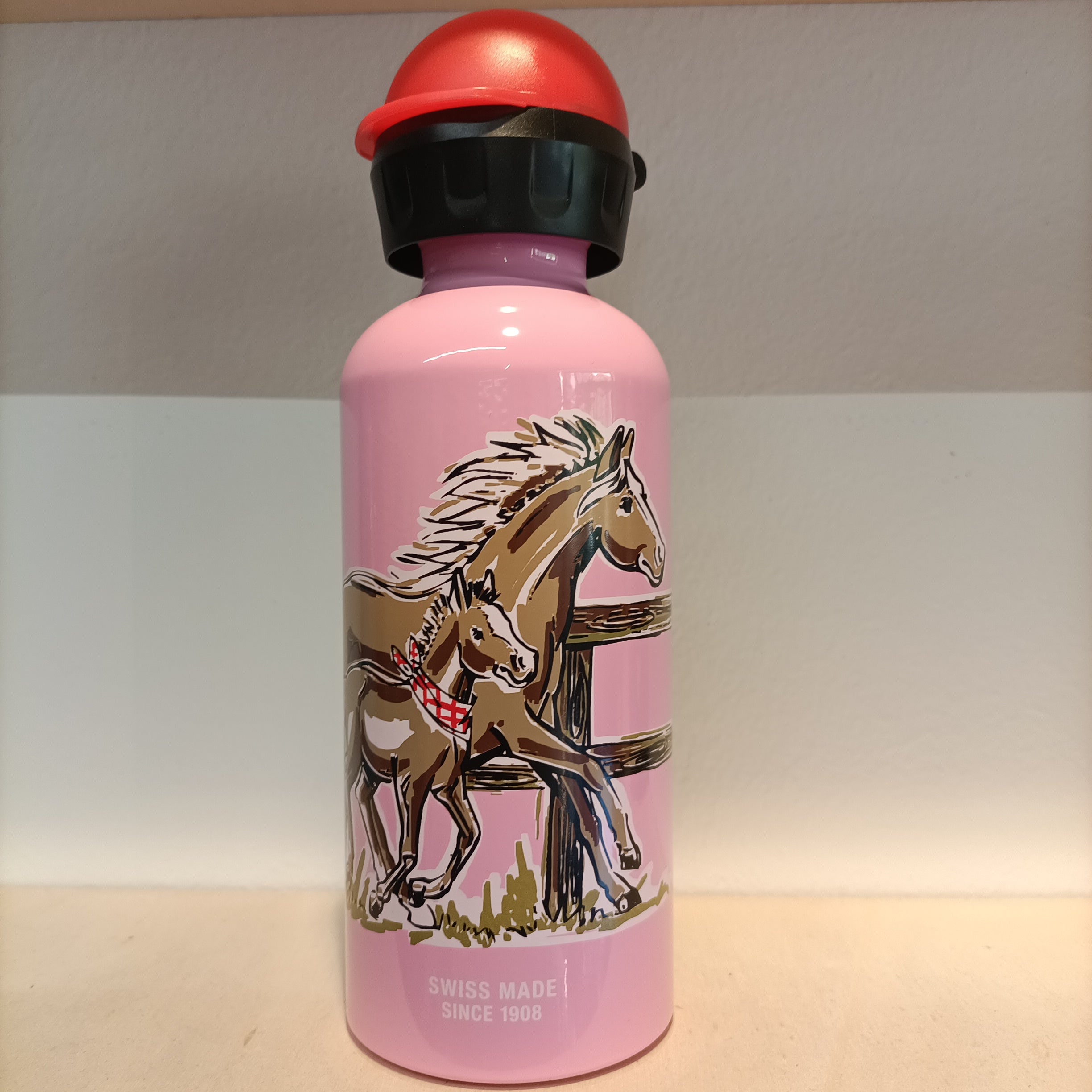 Borraccia SIGG in alluminio da 0.40 lt - cavallo rosa